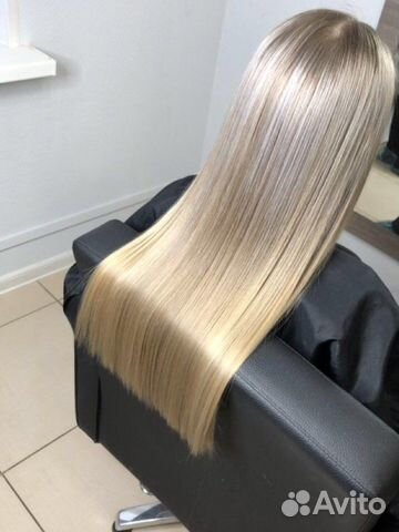 Кератиновое выпрямление волос