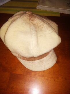 Кепка из натуральной шерсти