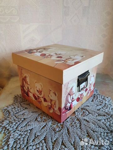 Подарочная коробка Медведи