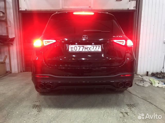 Юбка бампера Mercedes GLE 5.3 Amg Дифузор