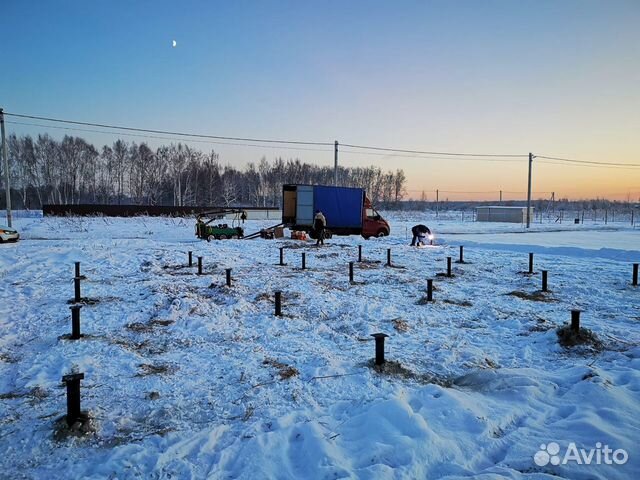 Винтовые сваи под ключ установка