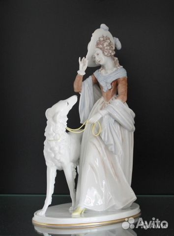 Дама с борзой. rosenthal 