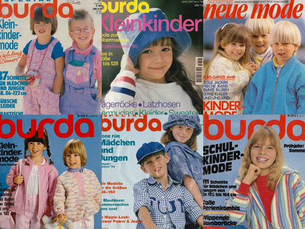 Burda Special детская и школьная мода 1965-1993