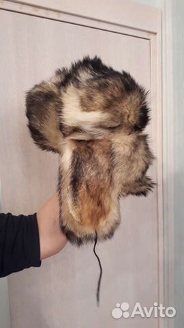 Шапка ушанка натуральный мех