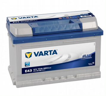Аккумулятор Varta Blu Dynamic E43 72 Ач