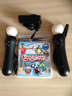 Комплект Ps-move 2шт + Праздник Спорта
