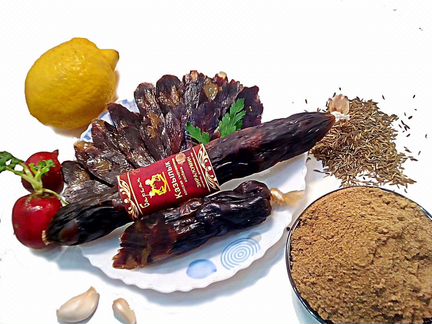 Колбаса конская, Махан, Казы Казылык Конина Курхан