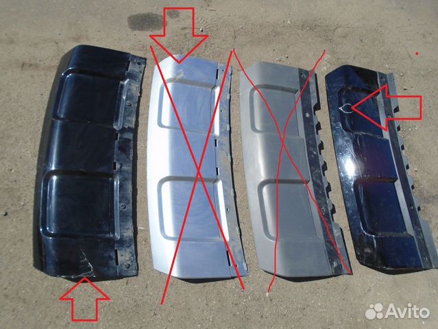 Range Rover Sport L494 накладка переднего бампера