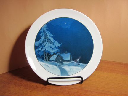 Коллекционная тарелка KPM, Германия 1990 г