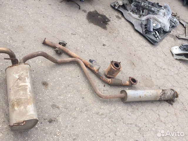 Глушитель с резонатором на Chevrolet Cruze