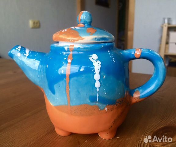 Чайник заварочный глиняный