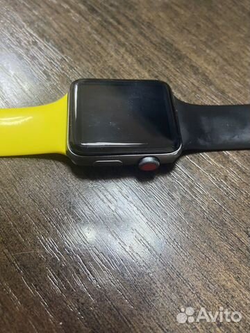 Часы apple watch 3 42mm ceramic back