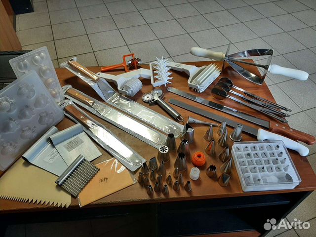 Кондитерский инвентарь новый, насадки, ножи, делит