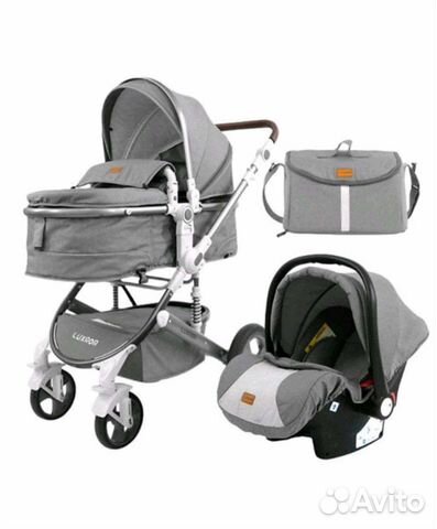 Коляска-трансформер 3в1 Luxmom 518