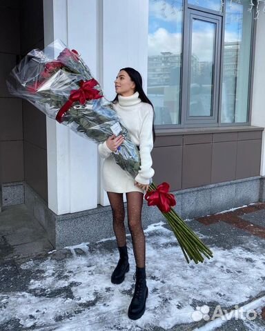 Гигантские розы