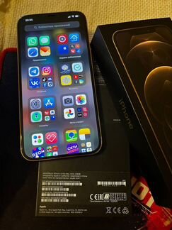 iPhone 12 pro max 256 gold рст идеал
