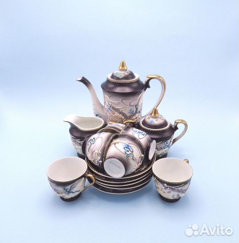 Сервиз кофейный. Дракон. 1950 е годы