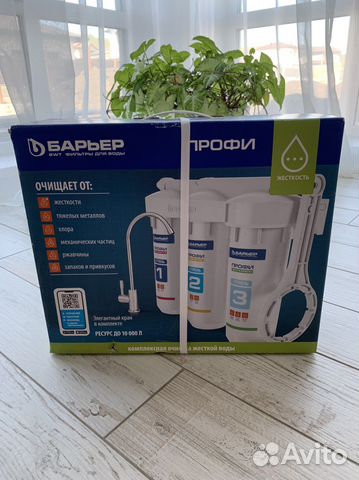 Проточный фильтр Барьер профи «жесткость»