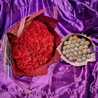 Букеты сухацветов, сладкие букеты