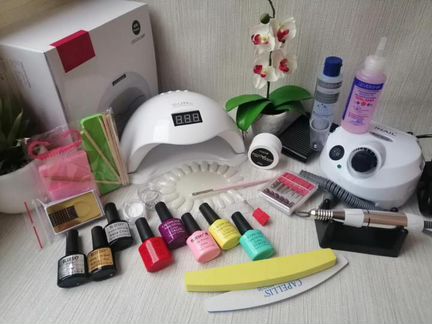 Набор для шеллака и наращивания ногтей