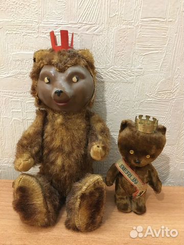 Ежик и мишка,куклы,игрушки гдр,винтаж