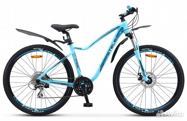 Велосипед 27,5д. Stels miss 7700, бирюзовый V010