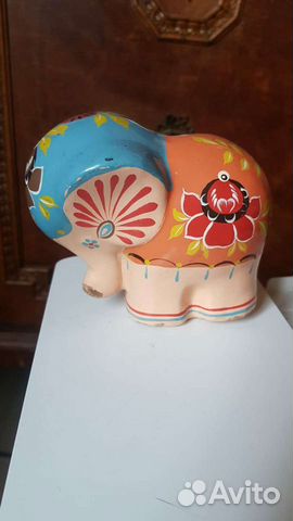 Старинный слоник пресс-опилки