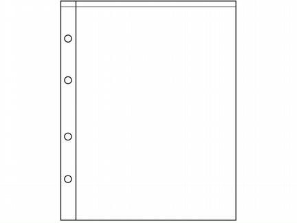 Листы Оптима для бон, открыток, пластиковых карт