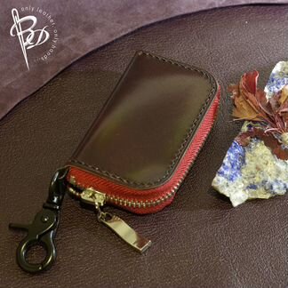 Чехол для наушников AirPods. Кожа. Ручная работа