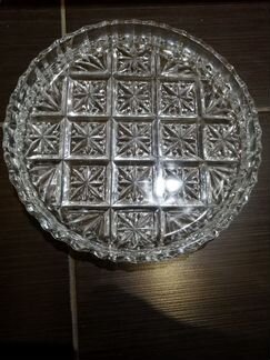 Хрустальное блюдо СССР