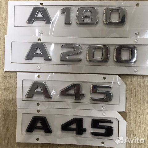 Шильдик на багажник Mercedes A-Class