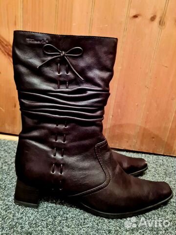 Сапоги демисезонные женские 39