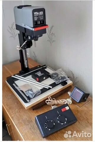 Фотоувеличитель упа 613, кюветы, бачок, ролик