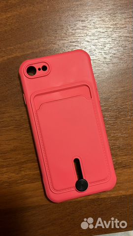 Чехол на iPhone 8 с карманом для карты новый