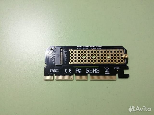 Адаптер m2 (PCI-E) в слот x16 (NVMe) x4