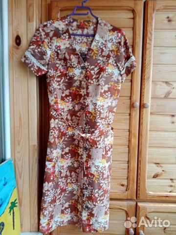 Винтажный халат СССР новый 46-48