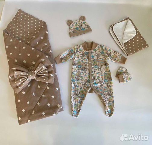 Комплект на выписку для новорожденного