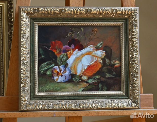 Картина маслом на холсте в раме