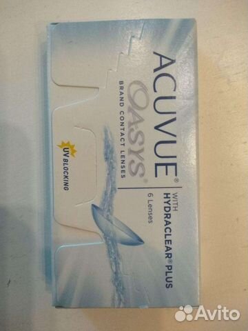 Линзы контактные acuvue oasys двухнедельные -5.5