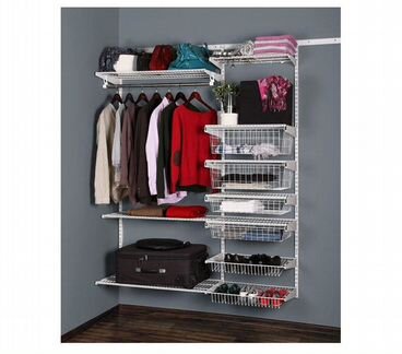 Металлические гардеробные системы для дома