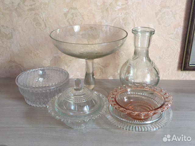 Посуда стеклянная советских времен