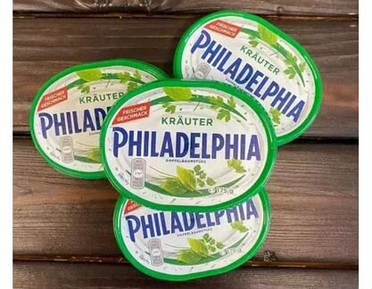 Сыр Philadelphia Филадельфия (зелень) цена за 1 шт