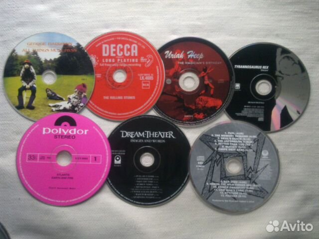 CD R.Stones Uriah Heep T.REX и др. Без полигр