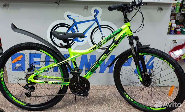 Велосипед горный Stels Focus 26д. синий