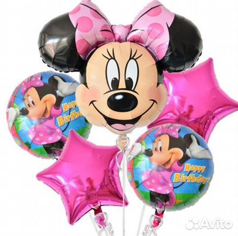 Наборы фольгированных воздушных шаров (5шт)