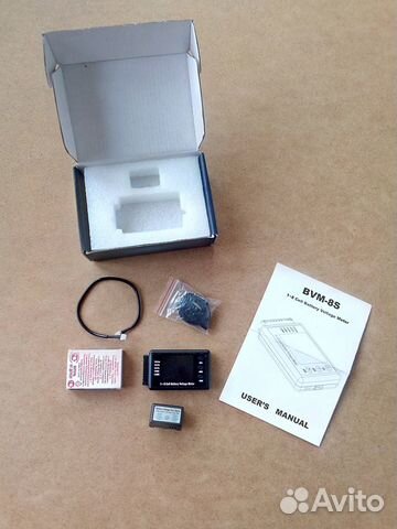 BVM-8S 1-8cell индикатор-сигнализатор батарей