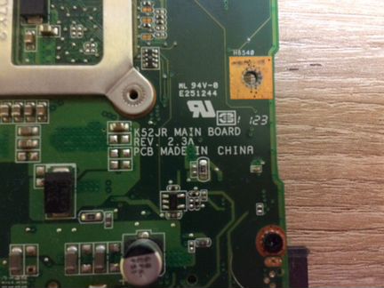 Материнская плата Asus K52JR K52JE K52JT+разбор