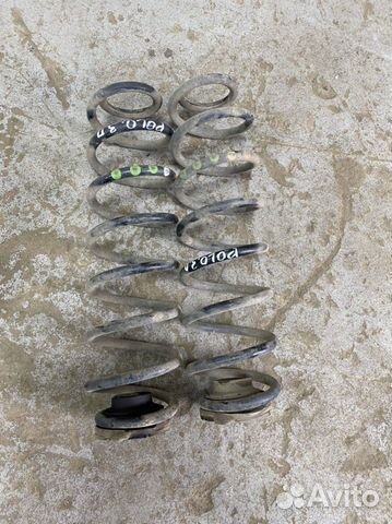 Задние пружины Volkswagen Polo 5 sedan