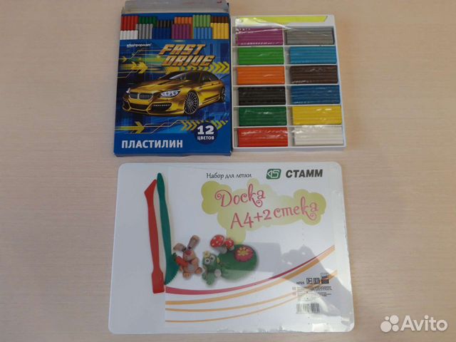 Пластилин и набор для лепки