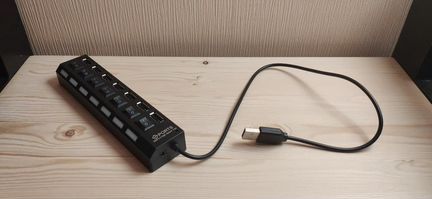 USB HUB, хаб-разветвитель, 7 портов
